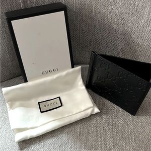 Gucci Guccisima cardholder and money clip. Full inclusion, BRAND NEW CONDITION